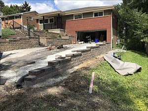 Monroeville Retaining Wall